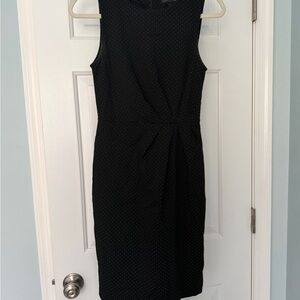 Banana Republic Black Polka Dot Sheath Dress Size 0